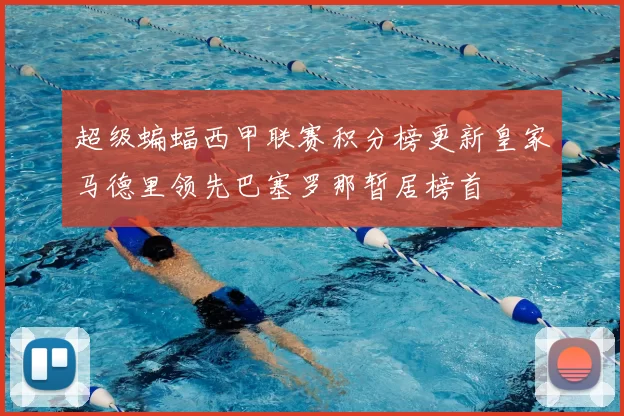 超级蝙蝠西甲联赛积分榜更新皇家马德里领先巴塞罗那暂居榜首